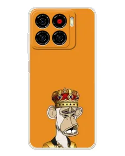 Чехол для ZTE Blade A56 с картинкой «Золотая обезьяна Bored Ape» Чехол для ZTE Blade A56 с картинкой «Золотая обезьяна Bored Ape»
