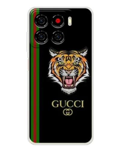 Чехол для ZTE Blade A56 с картинкой «Тигр Gucci»