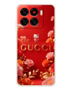 Чехол для ZTE Blade A56 с картинкой «Gucci — золотой сад»
