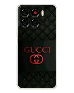 Чехол для ZTE Blade A56 с картинкой «Gucci — стеганый черный»