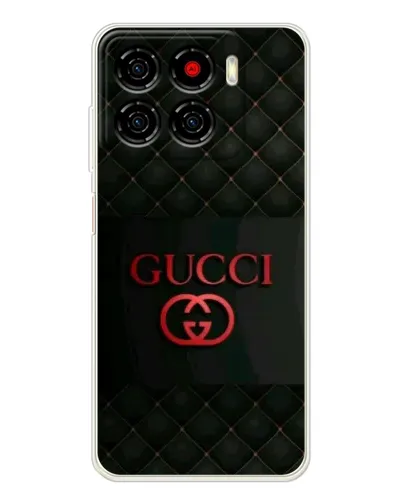Чехол для ZTE Blade A56 с картинкой «Gucci — стеганый черный»