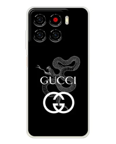Чехол для ZTE Blade A56 с картинкой «Gucci — серебряная змея»
