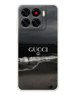 Чехол для ZTE Blade A56 с картинкой «Gucci — морской прибой»