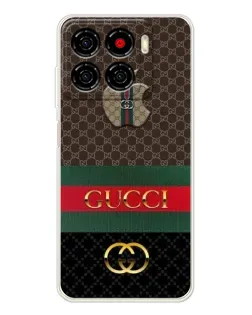 Чехол для ZTE Blade A56 с картинкой «Gucci — брендированный десерт»