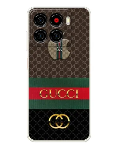 Чехол для ZTE Blade A56 с картинкой «Gucci — брендированный десерт»