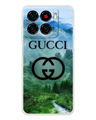 Чехол для ZTE Blade A56 с картинкой «Gucci — горный пейзаж»