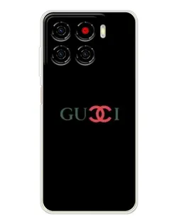 Чехол для ZTE Blade A56 с картинкой «Gucci — красный градиент»