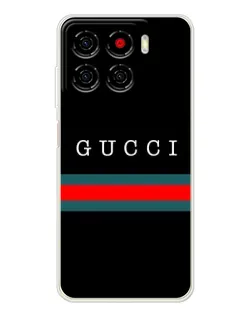 Чехол для ZTE Blade A56 с картинкой «Gucci — красный пояс»