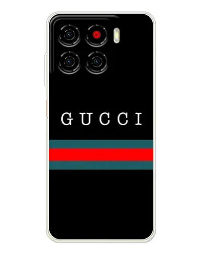 Чехол для ZTE Blade A56 с картинкой «Gucci — красный пояс»
