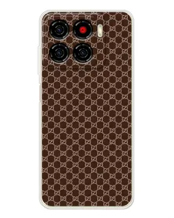 Чехол для ZTE Blade A56 с картинкой «Gucci — шоколадная сетка» Чехол для ZTE Blade A56 с картинкой «Gucci — шоколадная сетка»