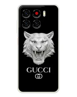 Чехол для ZTE Blade A56 с картинкой «Gucci — серебряный лев» Чехол для ZTE Blade A56 с картинкой «Gucci — серебряный лев»