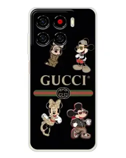 Чехол для ZTE Blade A56 с картинкой «Gucci — герои Disney и монограмма» Чехол для ZTE Blade A56 с картинкой «Gucci — герои Disney и монограмма»