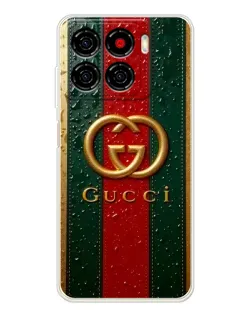 Чехол для ZTE Blade A56 с картинкой «Gucci — фирменная полоса и золото» Чехол для ZTE Blade A56 с картинкой «Gucci — фирменная полоса и золото»