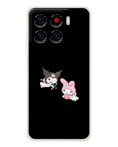 Чехол для ZTE Blade A56 с картинкой «My Melody и Kuromi» Чехол для ZTE Blade A56 с картинкой «My Melody и Kuromi»