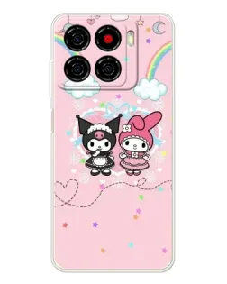 Чехол для ZTE Blade A56 с картинкой «My Melody и Kuromi»