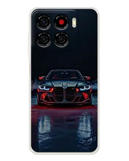 Чехол для ZTE Blade A56 с картинкой «BMW на мокрой дороге»