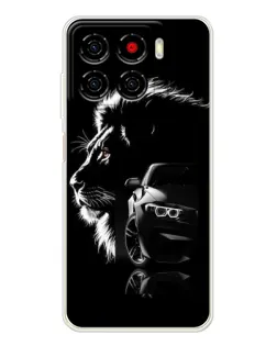 Чехол для ZTE Blade A56 с картинкой «BMW и лев»