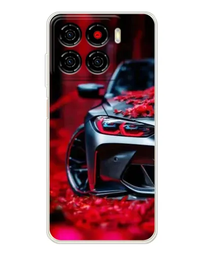 Чехол для ZTE Blade A56 с картинкой «Спортивная BMW и цветы» Чехол для ZTE Blade A56 с картинкой «Спортивная BMW и цветы»