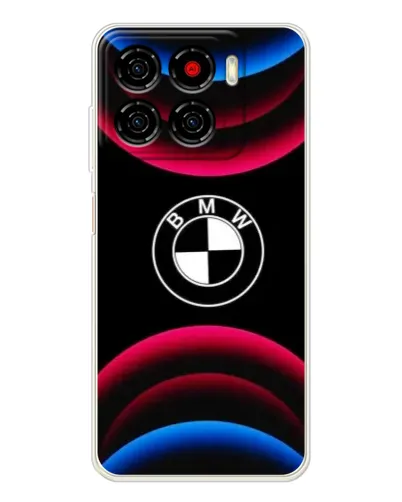 Чехол для ZTE Blade A56 с картинкой «Логотип BMW и неоновые дуги» Чехол для ZTE Blade A56 с картинкой «Логотип BMW и неоновые дуги»