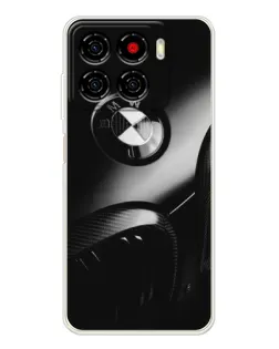 Чехол для ZTE Blade A56 с картинкой «Эмблема BMW — макро»