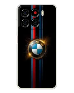 Чехол для ZTE Blade A56 с картинкой «BMW M-Power неон»