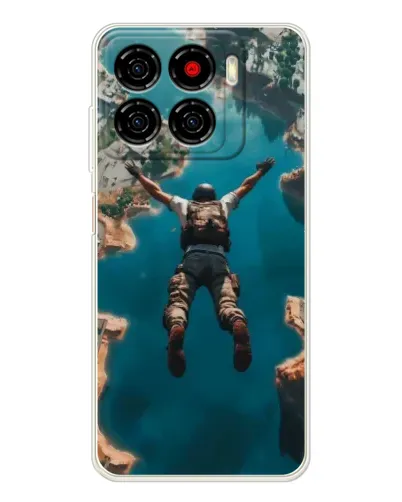 Чехол для ZTE Blade A56 с картинкой «PUBG — свободное падение» Чехол для ZTE Blade A56 с картинкой «PUBG — свободное падение»