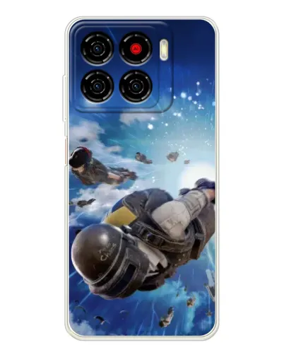 Чехол для ZTE Blade A56 с картинкой «Десант PUBG — прыжок» Чехол для ZTE Blade A56 с картинкой «Десант PUBG — прыжок»