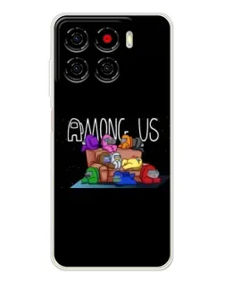Чохол для ZTE Blade A56 з картинкою «Логотип Among Us»