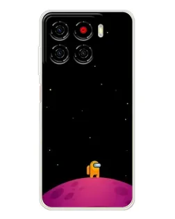 Чохол для ZTE Blade A56 з картинкою «Самотній герой на планеті»