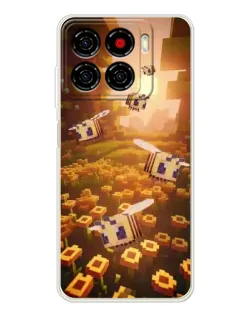 Чехол для ZTE Blade A56 с картинкой «Поле подсолнухов»