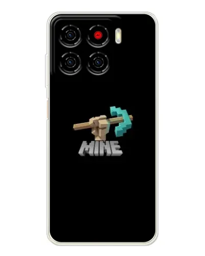Чехол для ZTE Blade A56 с картинкой «Алмазная кирка»