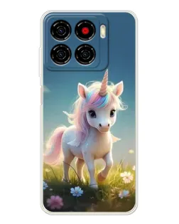 Чехол для ZTE Blade A56 с картинкой «Единорог на поляне» Чехол для ZTE Blade A56 с картинкой «Единорог на поляне»