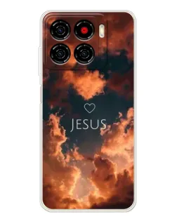 Чехол для ZTE Blade A56 с картинкой «Сияние Имени Jesus»