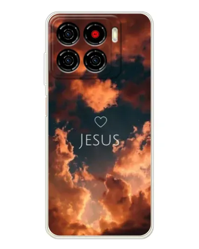 Чехол для ZTE Blade A56 с картинкой «Сияние Имени Jesus»