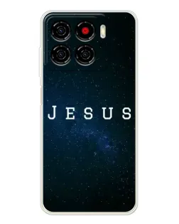 Чехол для ZTE Blade A56 с картинкой «Звездное небо Jesus»
