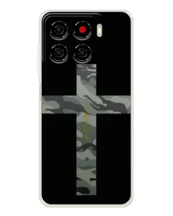 Чехол для ZTE Blade A56 с картинкой «Милитари Крест»