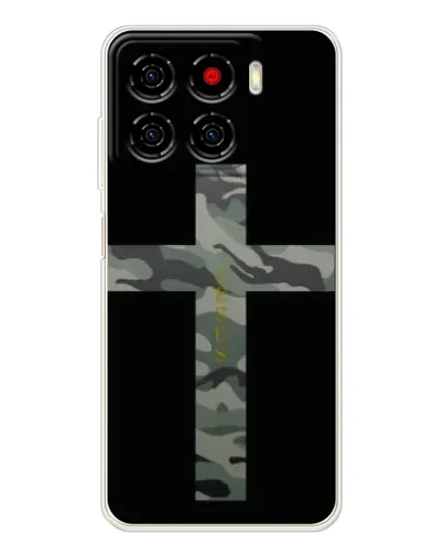 Чехол для ZTE Blade A56 с картинкой «Милитари Крест»