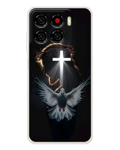 Чехол для ZTE Blade A56 с картинкой «Голубь и Свет»