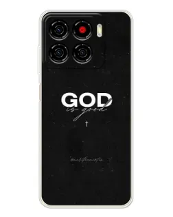 Чехол для ZTE Blade A56 с картинкой «GOD — Бог над всем»