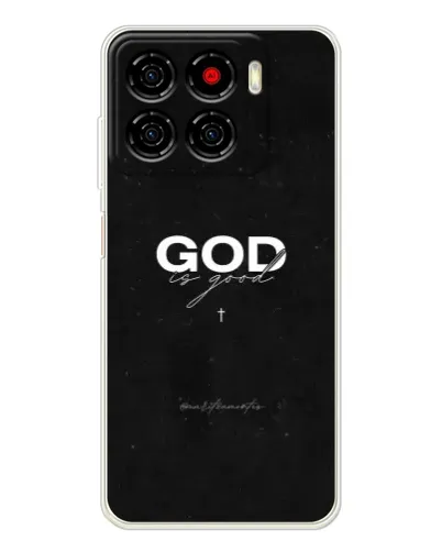 Чехол для ZTE Blade A56 с картинкой «GOD — Бог над всем»