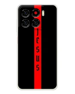Чехол для ZTE Blade A56 с картинкой «Красная линия веры»