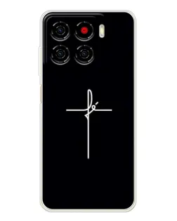 Чехол для ZTE Blade A56 с картинкой «Тонкий крест»