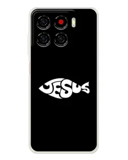 Чехол для ZTE Blade A56 с картинкой «Рыба Jesus»