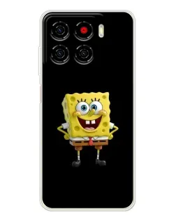 Чехол для ZTE Blade A56 с картинкой «Классический Губка Боб»