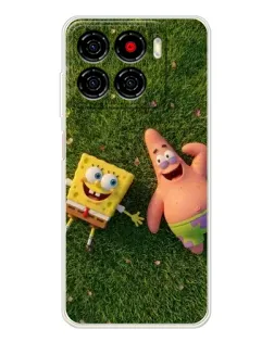 Чехол для ZTE Blade A56 с картинкой «Друзья на лужайке»