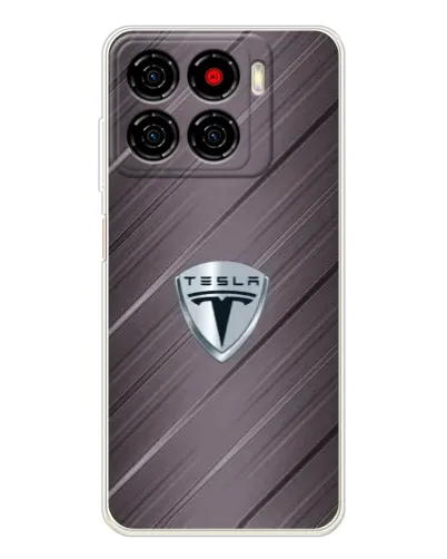 Чехол для ZTE Blade A56 с картинкой «Металлическая текстура Tesla» Чехол для ZTE Blade A56 с картинкой «Металлическая текстура Tesla»