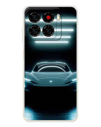 Чехол для ZTE Blade A56 с картинкой «Tesla в неоне» Чехол для ZTE Blade A56 с картинкой «Tesla в неоне»