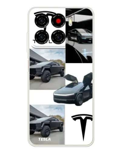 Чехол для ZTE Blade A56 с картинкой «Коллаж Cybertruck Tesla» Чехол для ZTE Blade A56 с картинкой «Коллаж Cybertruck Tesla»