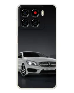 Чехол для ZTE Blade A56 с картинкой «Mercedes AMG GT Silver»