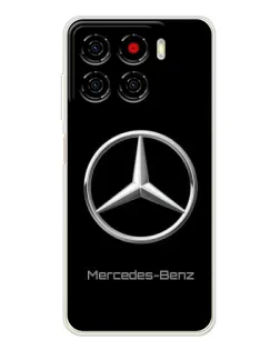 Чехол для ZTE Blade A56 с картинкой «Mercedes Silver Logo»